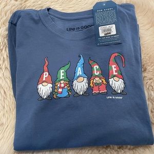 NWT Life Is Good long-sleeve tee